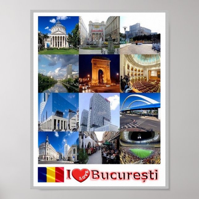 Cluj-Napoca - Mosaic - Romania - Poster (Front)