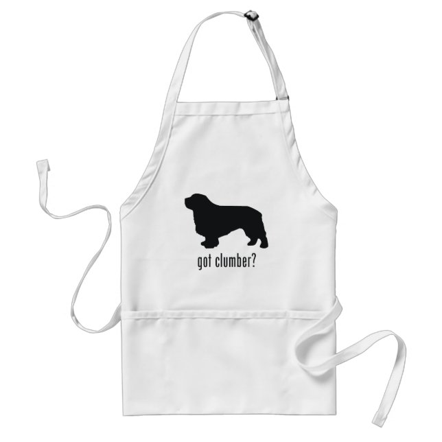 Clumber Spanie Adult Apron (Front)