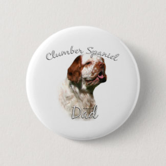 Clumber Spaniel Dad 2 Pinback Button