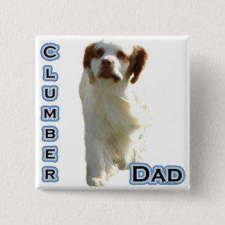 Clumber Spaniel Dad 4 Button