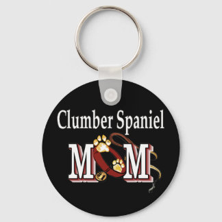 Clumber Spaniel Dog Mom Gifts Keychain