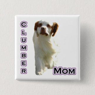 Clumber Spaniel Mom 4 - Button