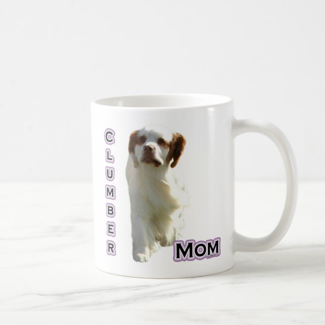 Clumber Spaniel Mom 4 Coffee Mug (Right)