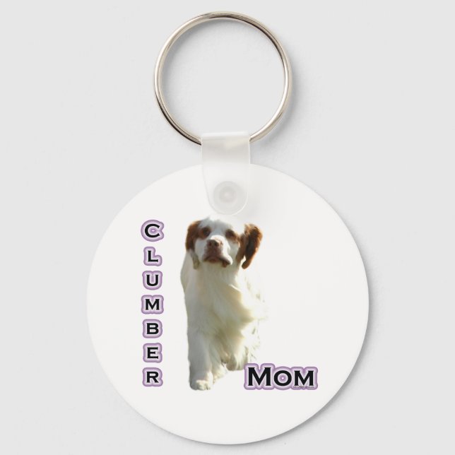 Clumber Spaniel Mom 4 - Keychain (Front)