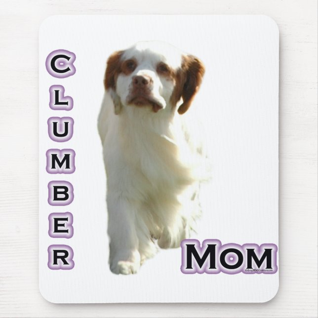 Clumber Spaniel Mom 4 Mouse Pad (Front)