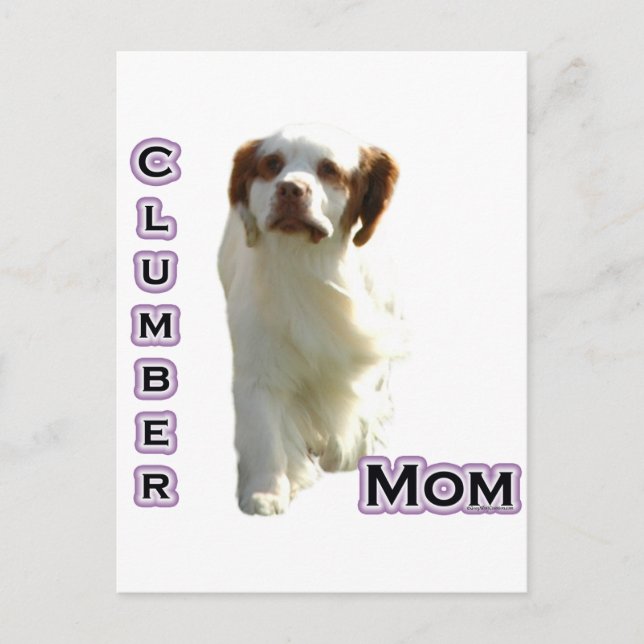Clumber Spaniel Mom 4 Postcard (Front)