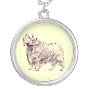 Clumber Spaniel Necklace