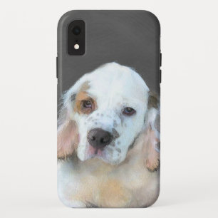 Clumber Spaniel Painting - Cute Original Dog Art iPhone XR Case