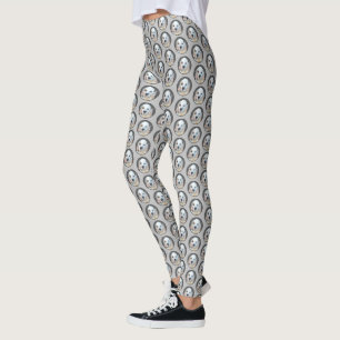 Clumber Spaniel Painting - Cute Original Dog Art Leggings