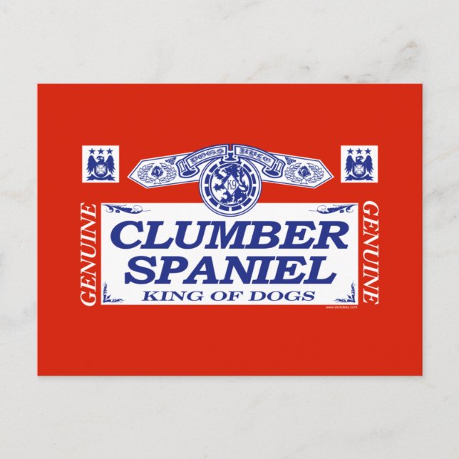 Clumber Spaniel Postcard (Front)