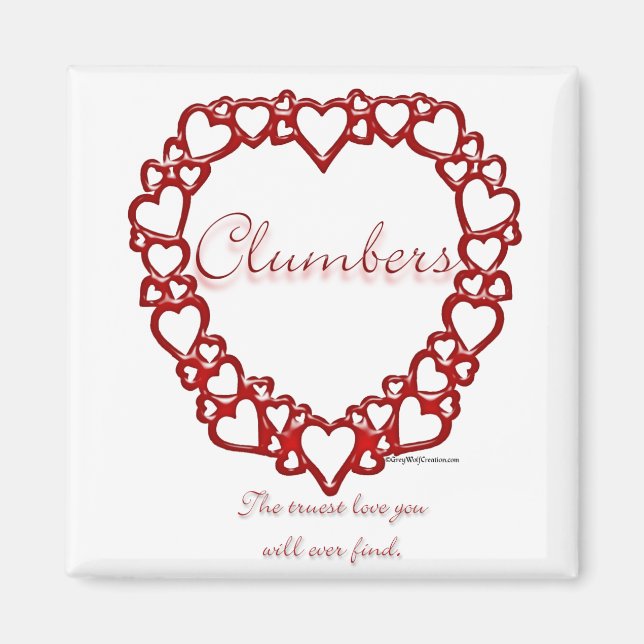 Clumber Spaniel True Love Magnet (Front)
