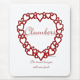 Clumber Spaniel True Love Mouse Pad