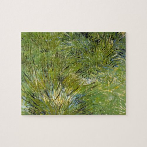 Clumps of Grass by Vincent van Gogh Jigsaw Puzzle