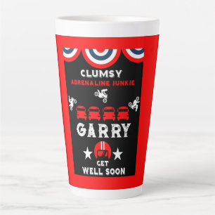 Clumsy Accident Get Well Latte Mug