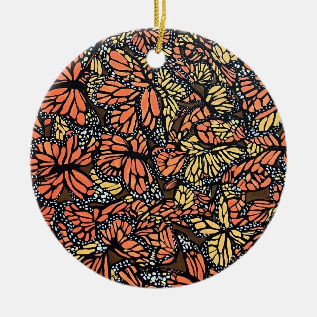 Cluster Ceramic Ornament (Front)