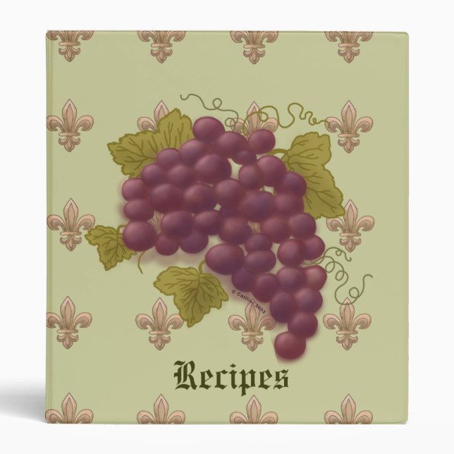 Cluster Grapes Binder (Front)