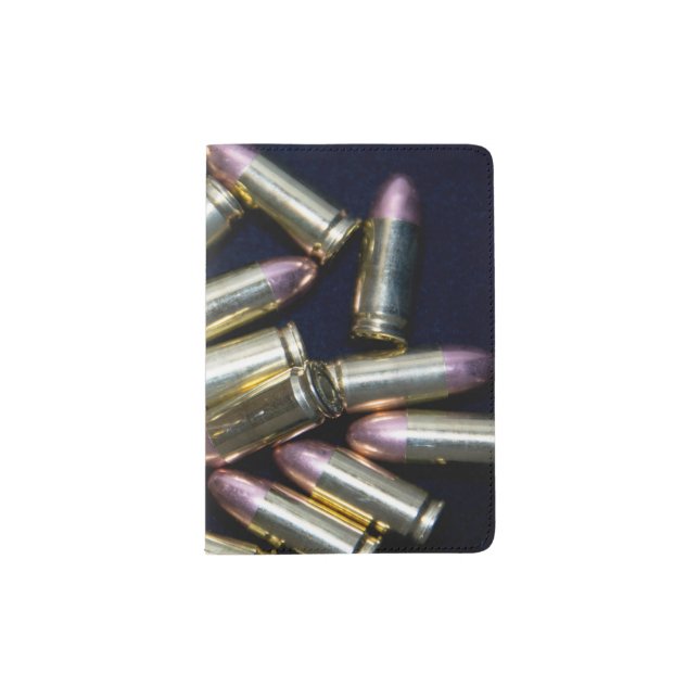 Cluster of 9mm Ammo Passport Holder (Front)