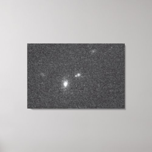 Cluster of Galaxies with Recent Supernova _ Detail Canvas Print