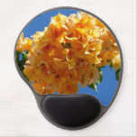 Cluster of Golden Bougainvillea Tropical Floral Gel Mouse Pad