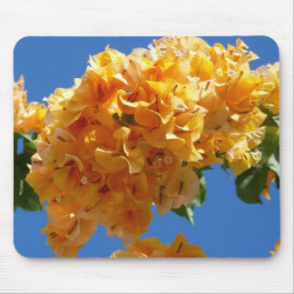 Cluster of Golden Bougainvillea Tropical Floral Mouse Pad