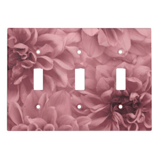 Cluster of Light Mauve Dahlia Flowers Switch Cover