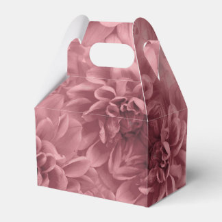 Cluster of light Mauve Dahlias Favor Boxes