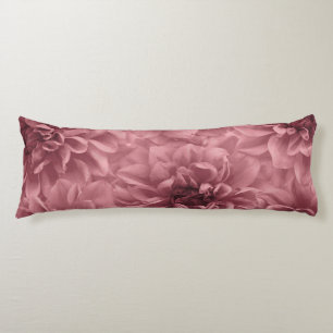 Cluster of Light Mauve Dahlias Floral Body Pillow