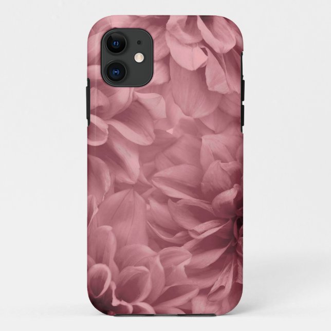 Cluster of Light Mauve Dahlias Floral Case-Mate iPhone Case (Back)