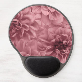 Cluster of Light Mauve Dahlias Floral Gel Mouse Pad