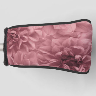 Cluster of Light Mauve Dahlias Floral Golf Head Cover