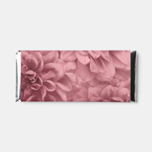 Cluster of Light Mauve Dahlias Floral Hershey Bar Favors