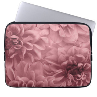 Cluster of Light Mauve Dahlias Floral Laptop Sleeve