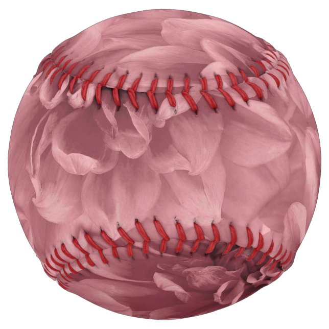 Cluster of Light Mauve Dahlias Floral Softball (Front)