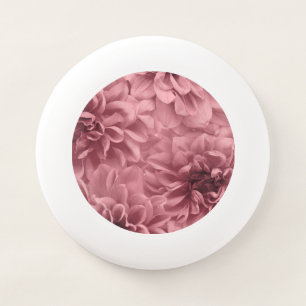 Cluster of Light Mauve Dahlias Floral Wham-O Frisbee