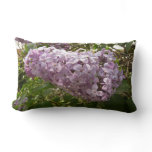 Cluster of Lilac Blossoms Spring Floral Lumbar Pillow