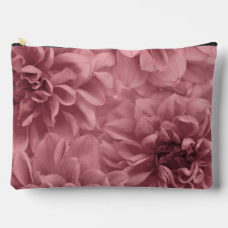 Cluster of Mauve Dahlias Floral Accessory Pouch