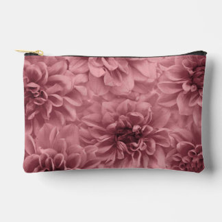 Cluster of Mauve Dahlias Floral Accessory Pouch