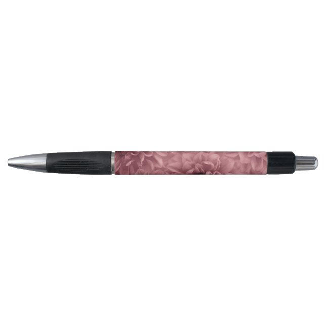 Cluster of Peach Dahlias Floral Pen (Front)