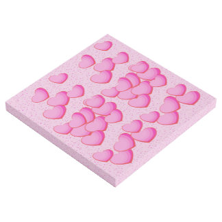 Cluster of Pretty Heats Shades Bright Pink Dots Gallery Wrap
