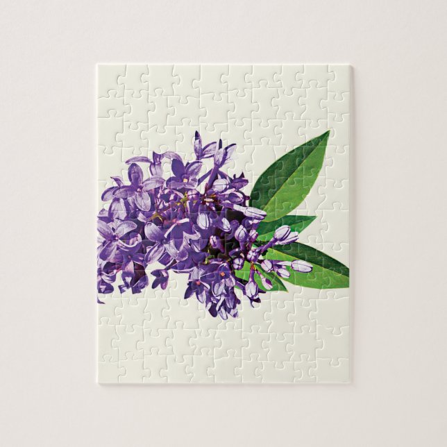Cluster of Purple Lilacs Jigsaw Puzzle (Vertical)