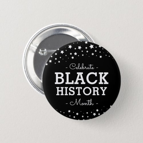Cluster of Stars  Celebrate Black History Button