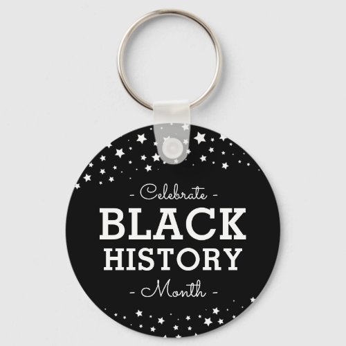 Cluster of Stars  Celebrate Black History Keychain