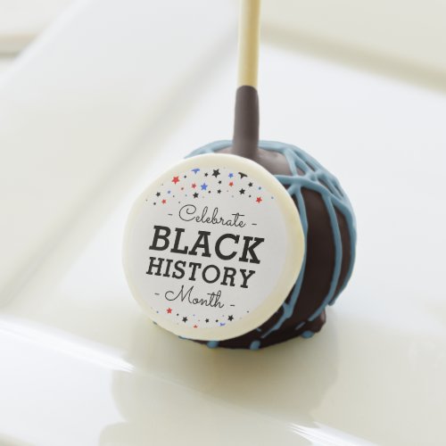 Cluster of Stars  Celebrate Black History RWBB Cake Pops