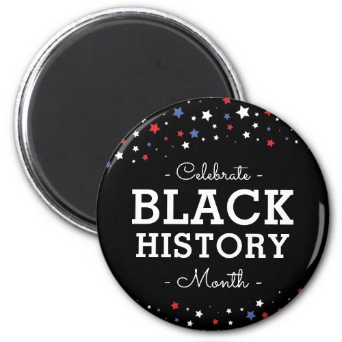 Cluster of Stars  Celebrate Black History RWBB Magnet