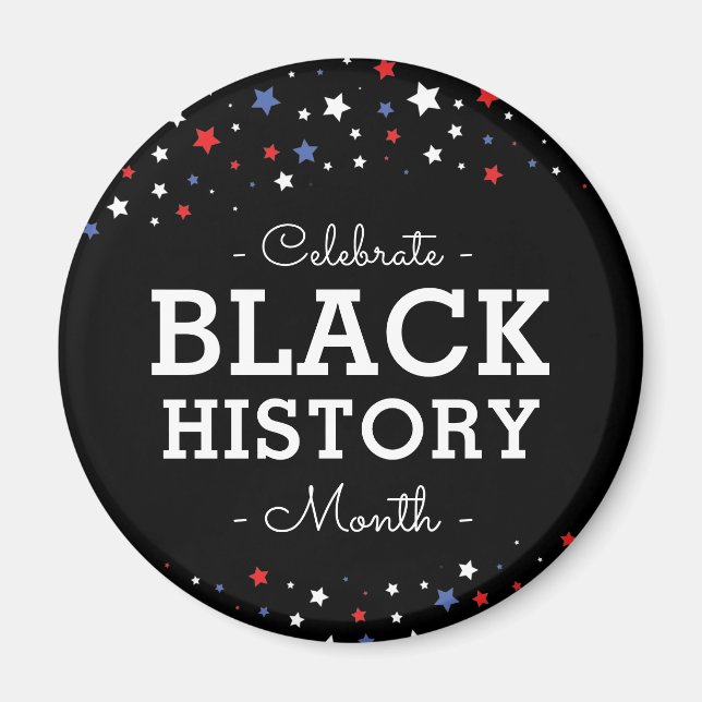 Cluster of Stars | Celebrate Black History RWBB Magnet (Front)