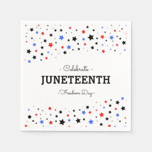 Cluster of Stars Celebrate Juneteenth Napkins
