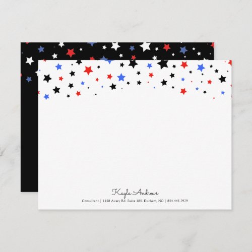 Cluster of Stars  Juneteenth Themed Stationary  Invitation