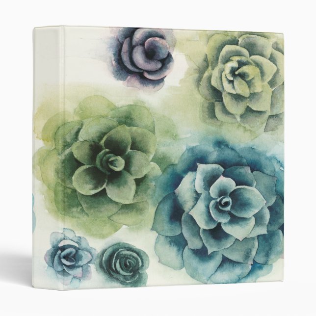 Cluster of Succulents Binder (Front/Spine)