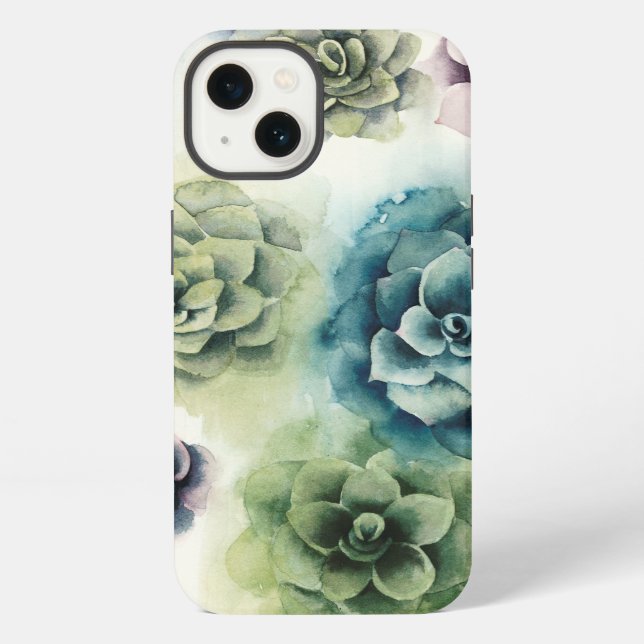 Cluster of Succulents Iphone Case (Back)