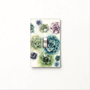 Cluster of Succulents Light Switch Cover